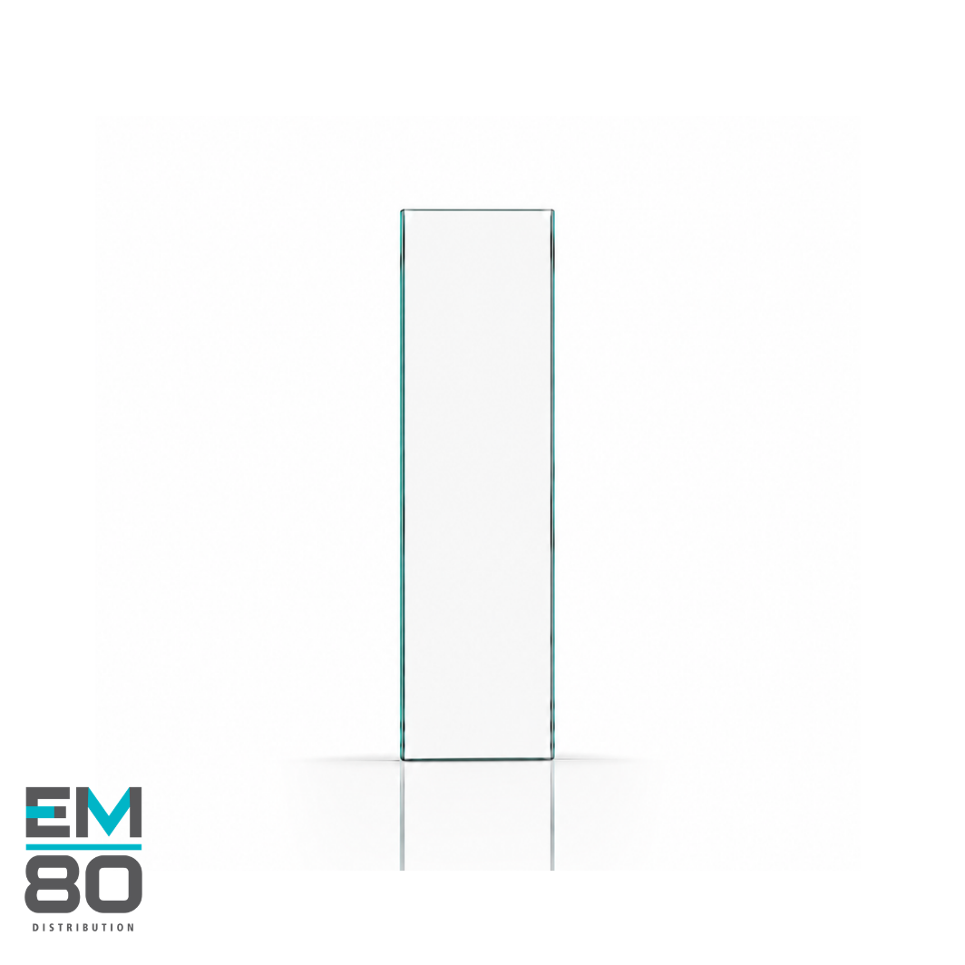 Panneau de verre 46" x 3" à 13"