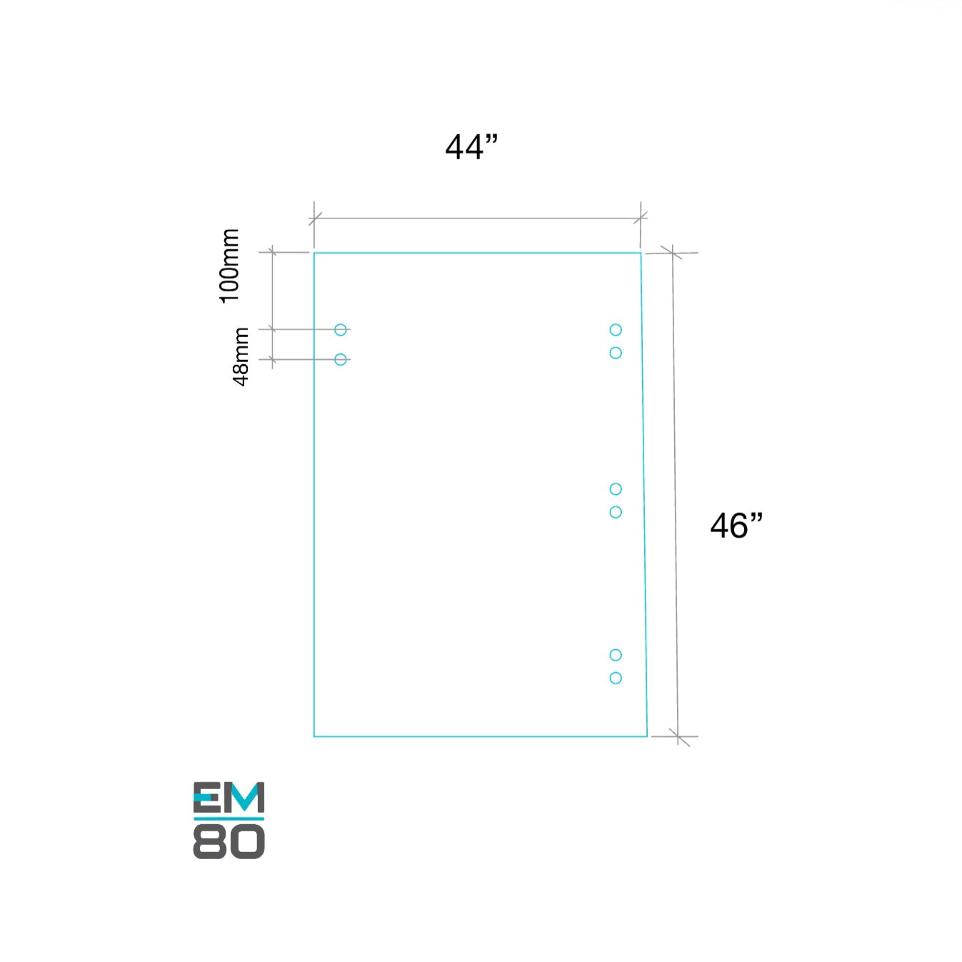 Porte simple à ressort 46"