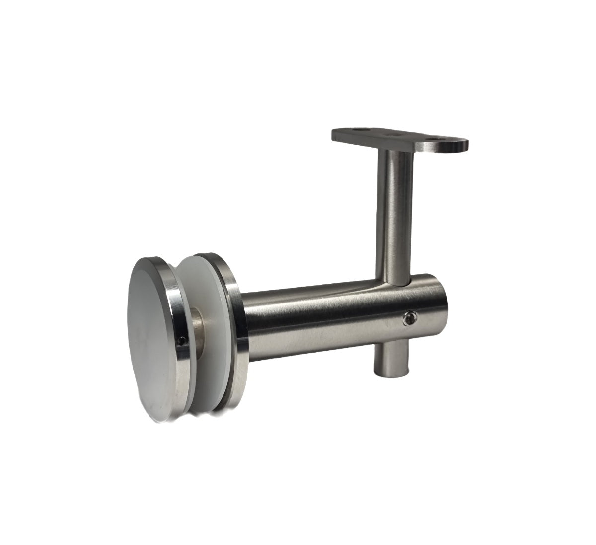 Support de main courante sur verre 12mm troué