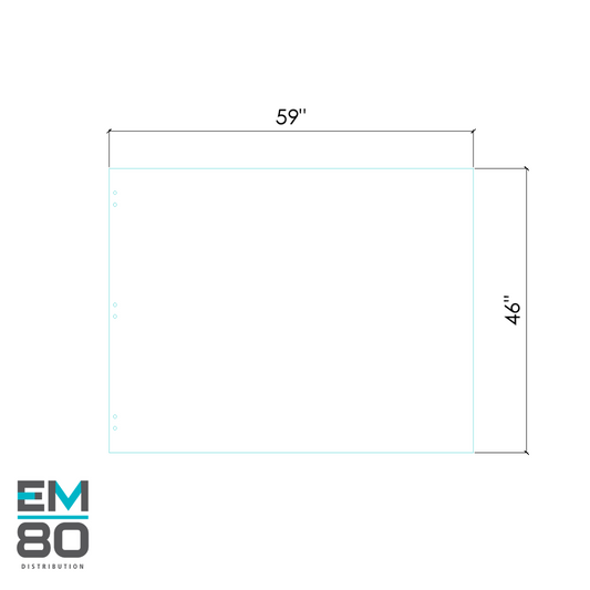 Panneaux support de porte à ressort 46"