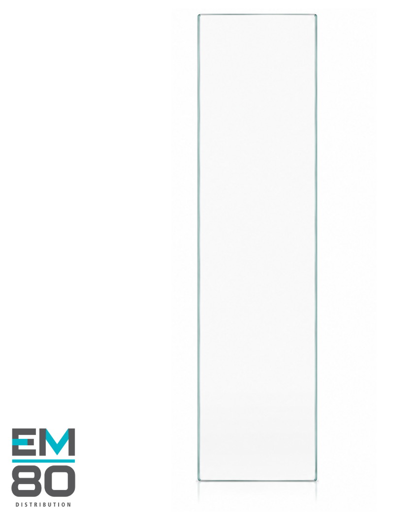 Verre de douche clair 10mm 18 1/4 x 79"