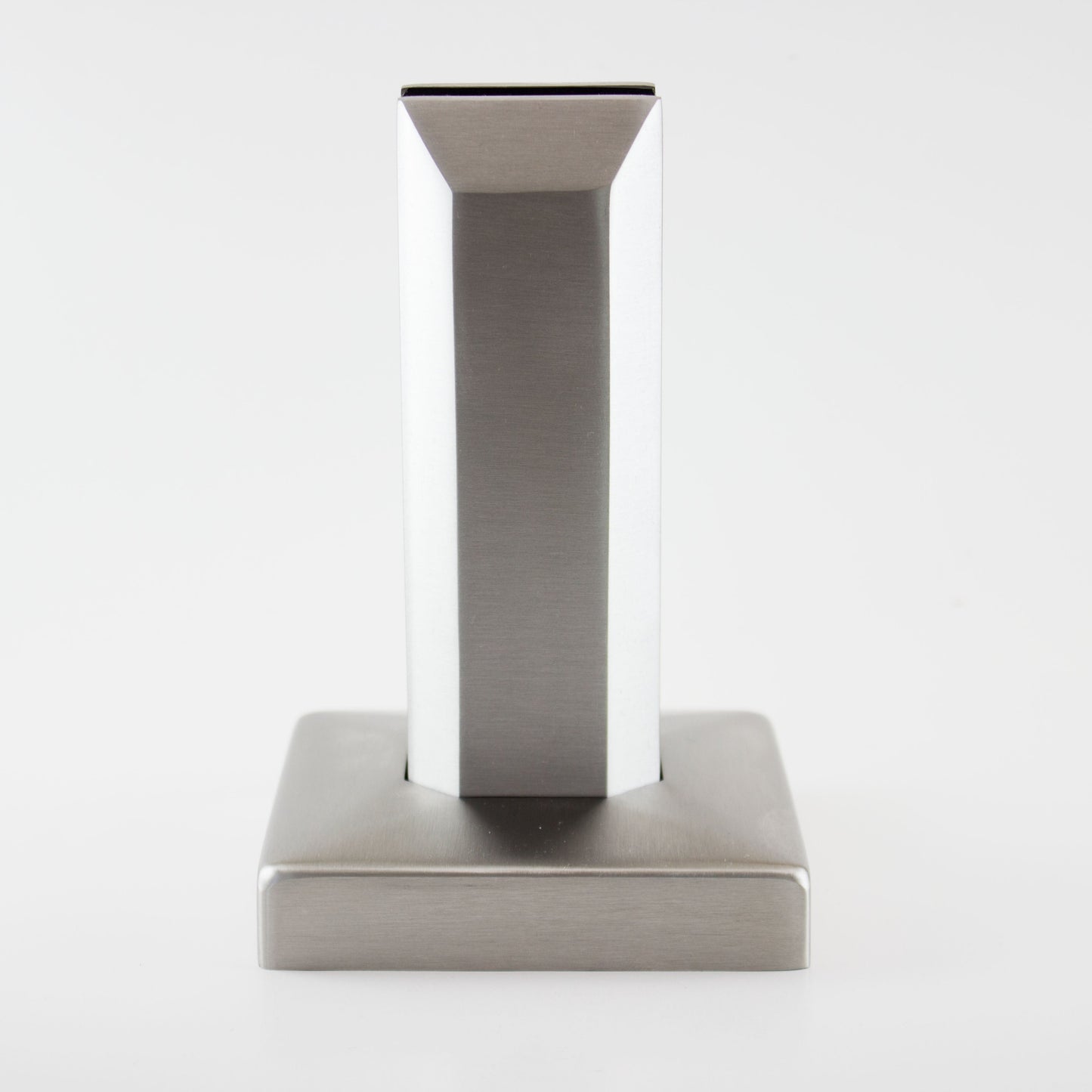 Spigot carré em80 en acier inoxydable pour support de verre 12mm meilleure qualité sur le marché de couleur inox brossé ou satinée