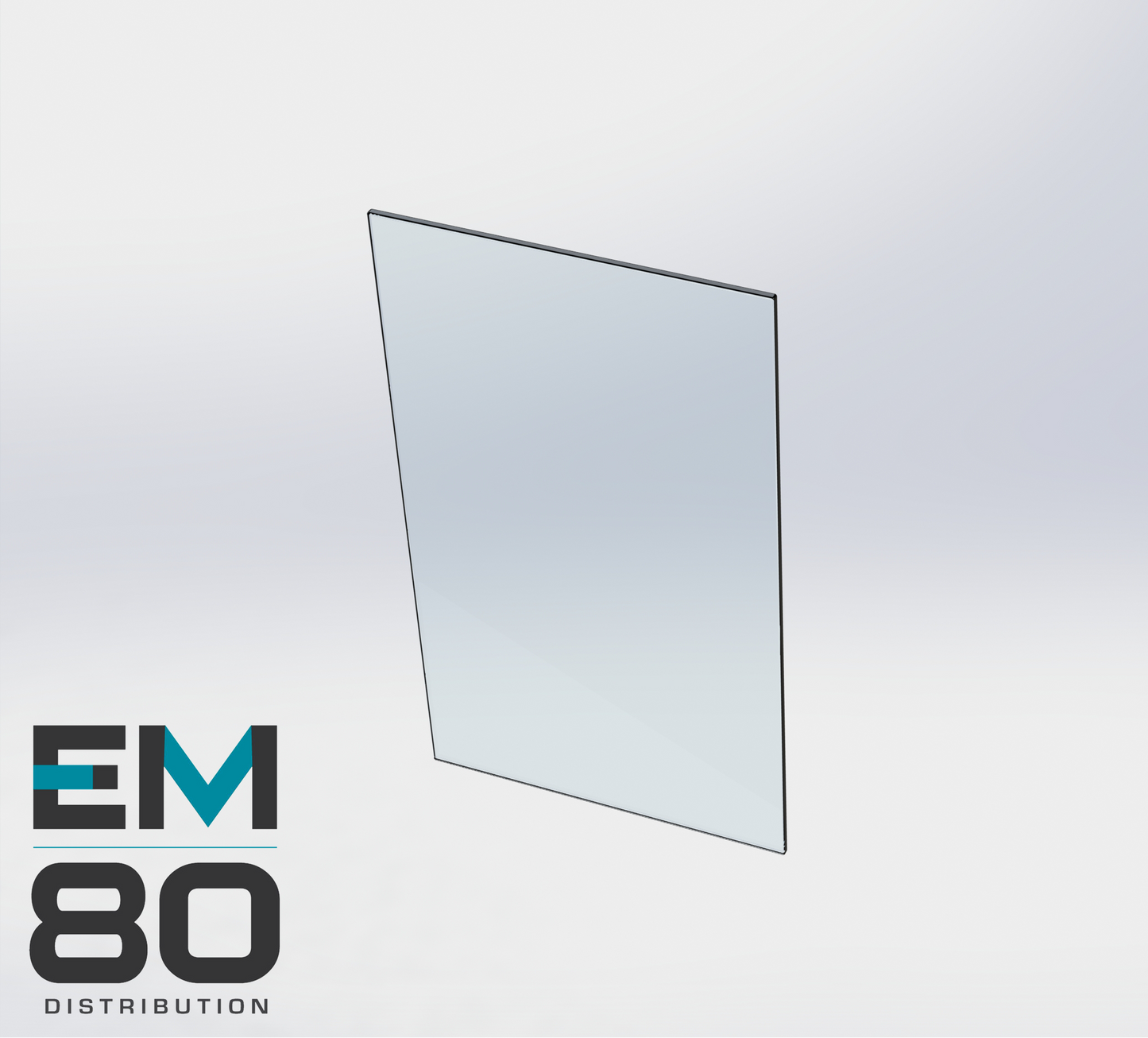 Panneau de verre 34" x 20"