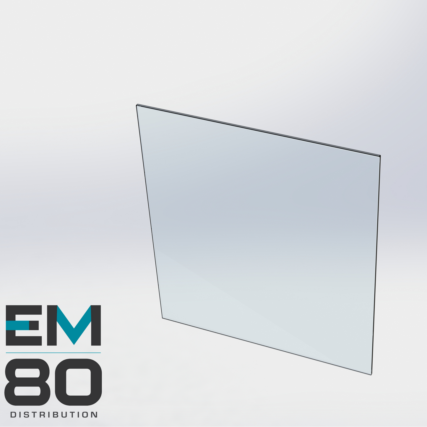 Panneau de verre 34" x 30"