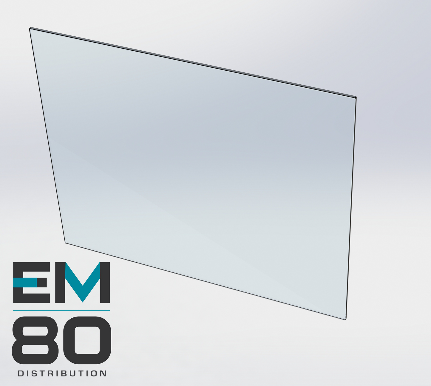 Panneau de verre 34" x 40"