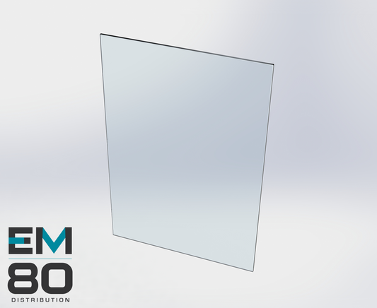 Panneau de verre 46" x 30"