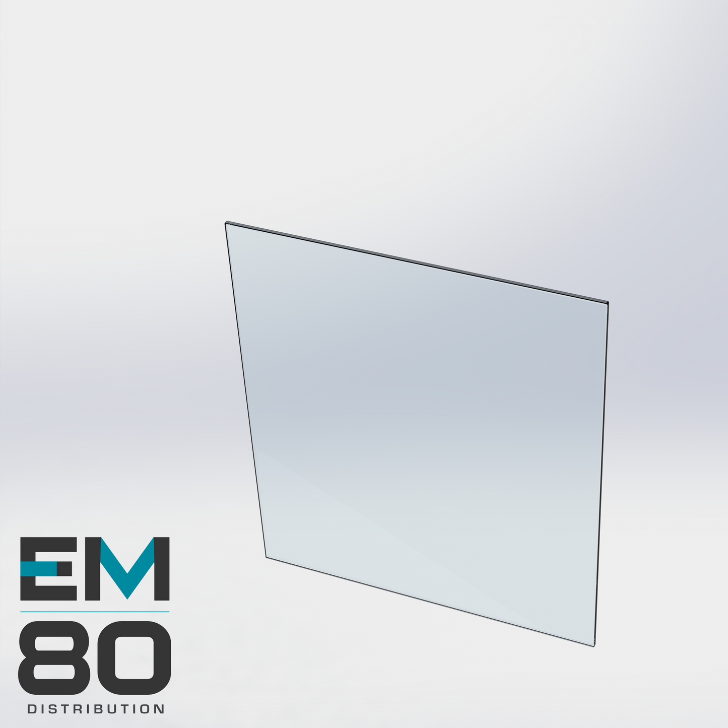 Panneau de verre 34" x 26"
