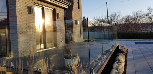 Rampe de verre à Repentigny