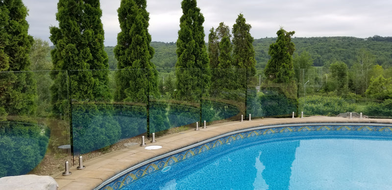 Clôture de verre à Prévost