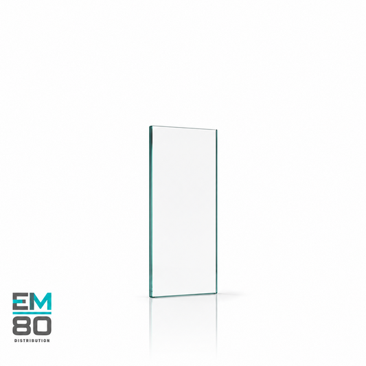 Panneau de verre 34" x 13" à 3"