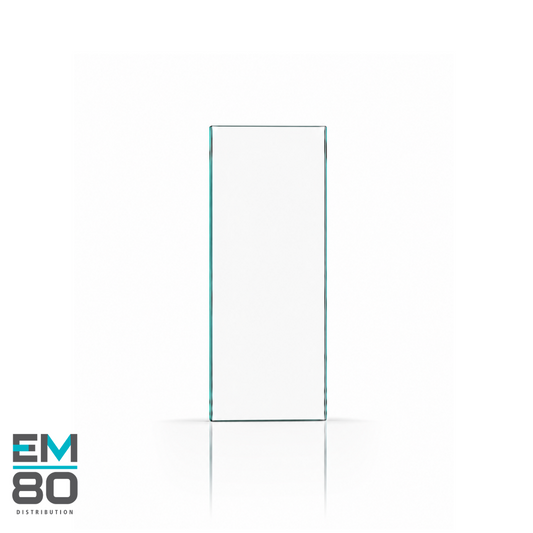 Panneau de verre 46" x 14"