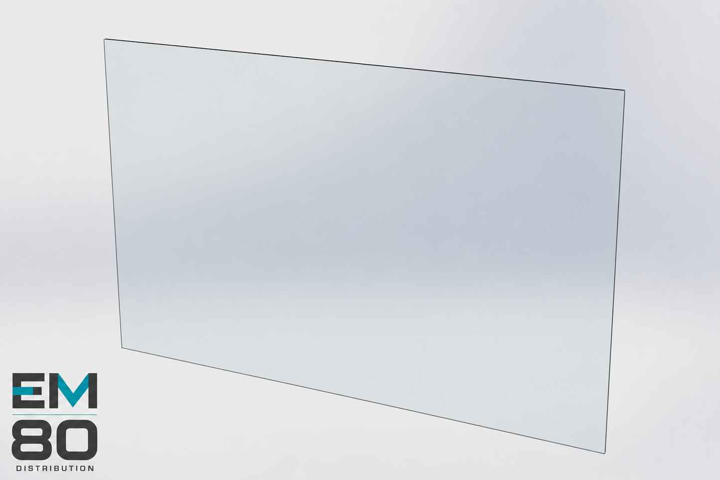 Panneau de verre 46'' x 70''