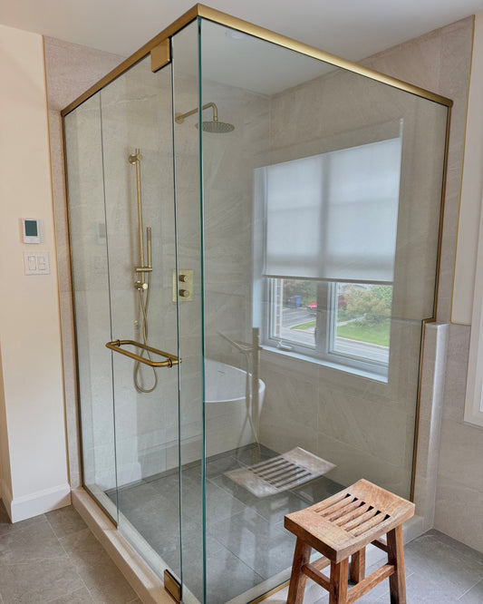 Verre de douche clair 10mm
