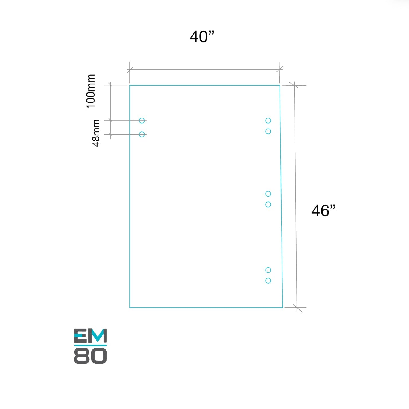 Porte simple à ressort 46"