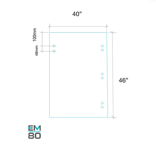 Porte simple à ressort 46"