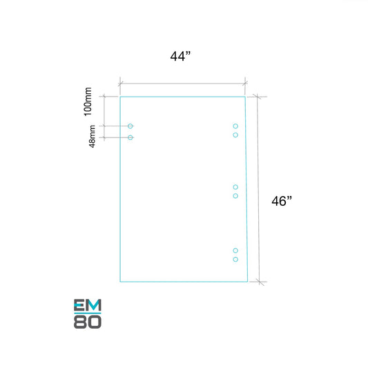 Porte simple à ressort 46"
