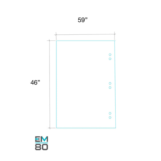 Panneaux support de porte à ressort 46"