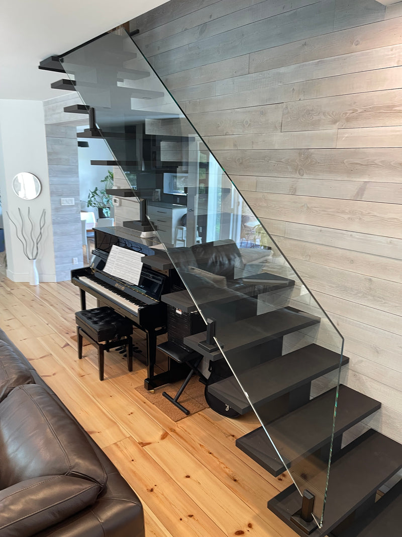 Garde-corps en verre à Ste-Agathe-des-Monts