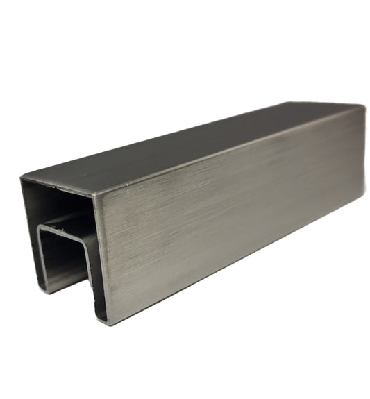Main courante 40x40mm pour verre 12mm