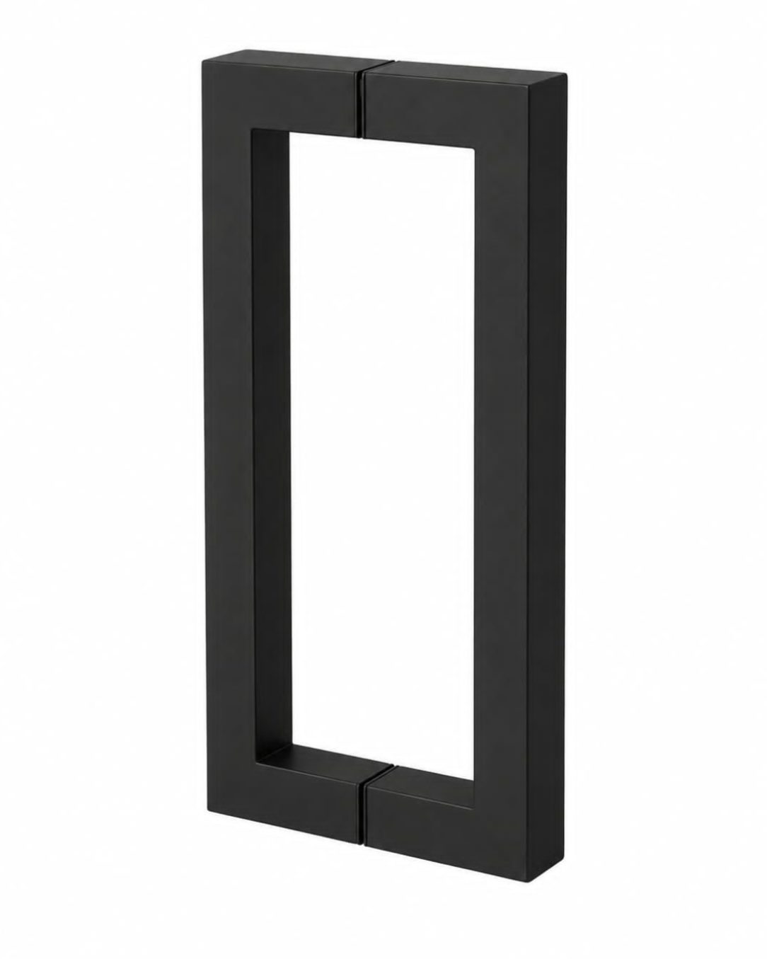 Poignée de douche carrée noir mat