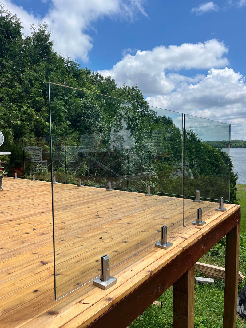 Rampe de verre à Amherst