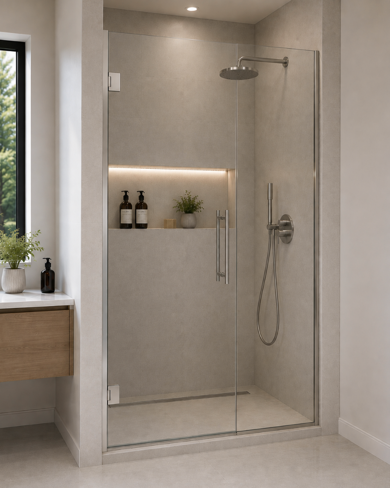 Douche en alcôve