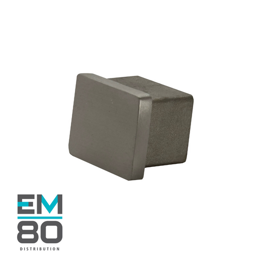 Capuchon d'extrémité en inox pour main courante 25mmx21mm en acier inoxydable