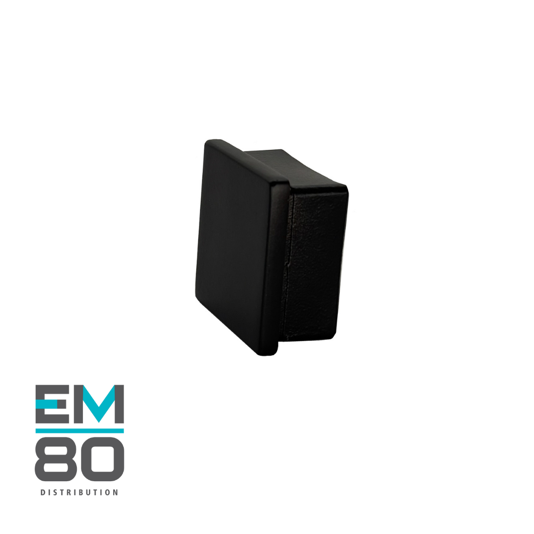 Capuchon d'extrémité de mains courantes en acier inoxydable 40x40mm de couleur inox brossé