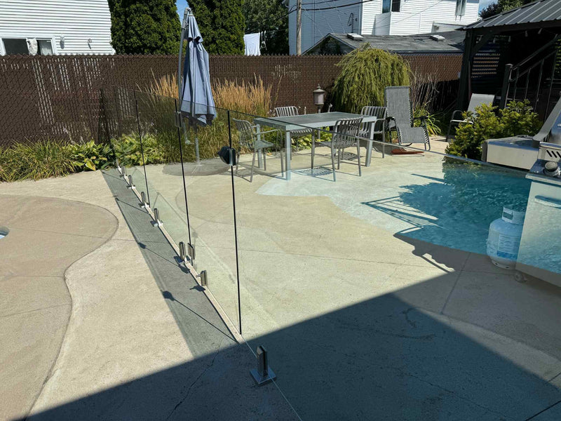 Clôture de verre à Repentigny