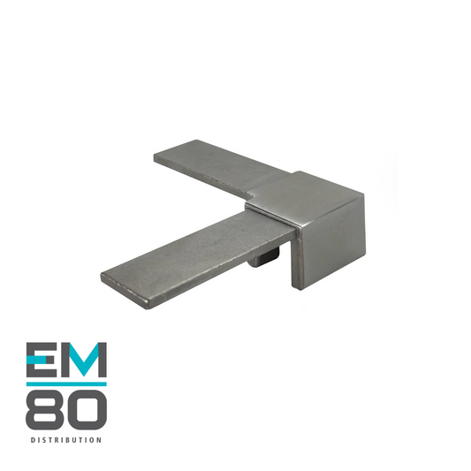 Connecteur 90 degrés fixe en inox pour main courante 25mmx21mm en acier inoxydable 316