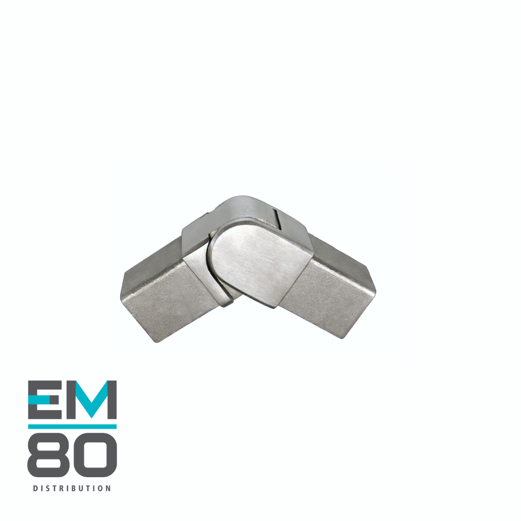 Connecteur pivotant vertical 25x21mm