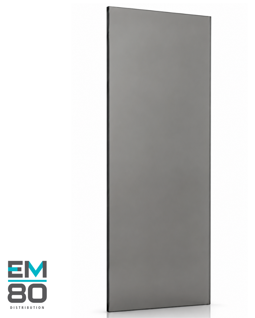 Verre de douche fumé 12mm