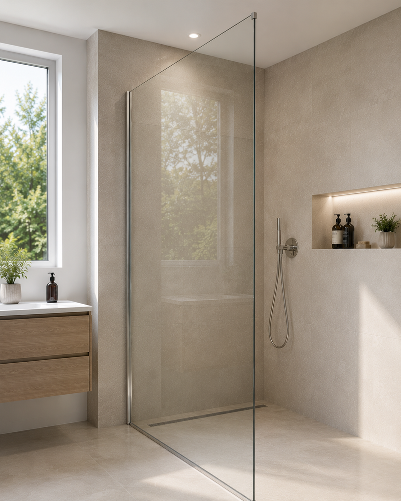 Douche à l'italienne