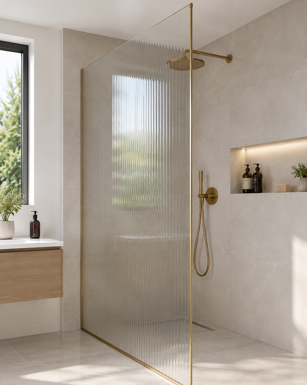 Verre de douche Flutex 10mm