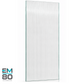 Verre de douche 10mm flutex clair dans Conçu pour une douche à l'italienne.
Disponible en trois tailles 34x80, 40x80 et 46x80