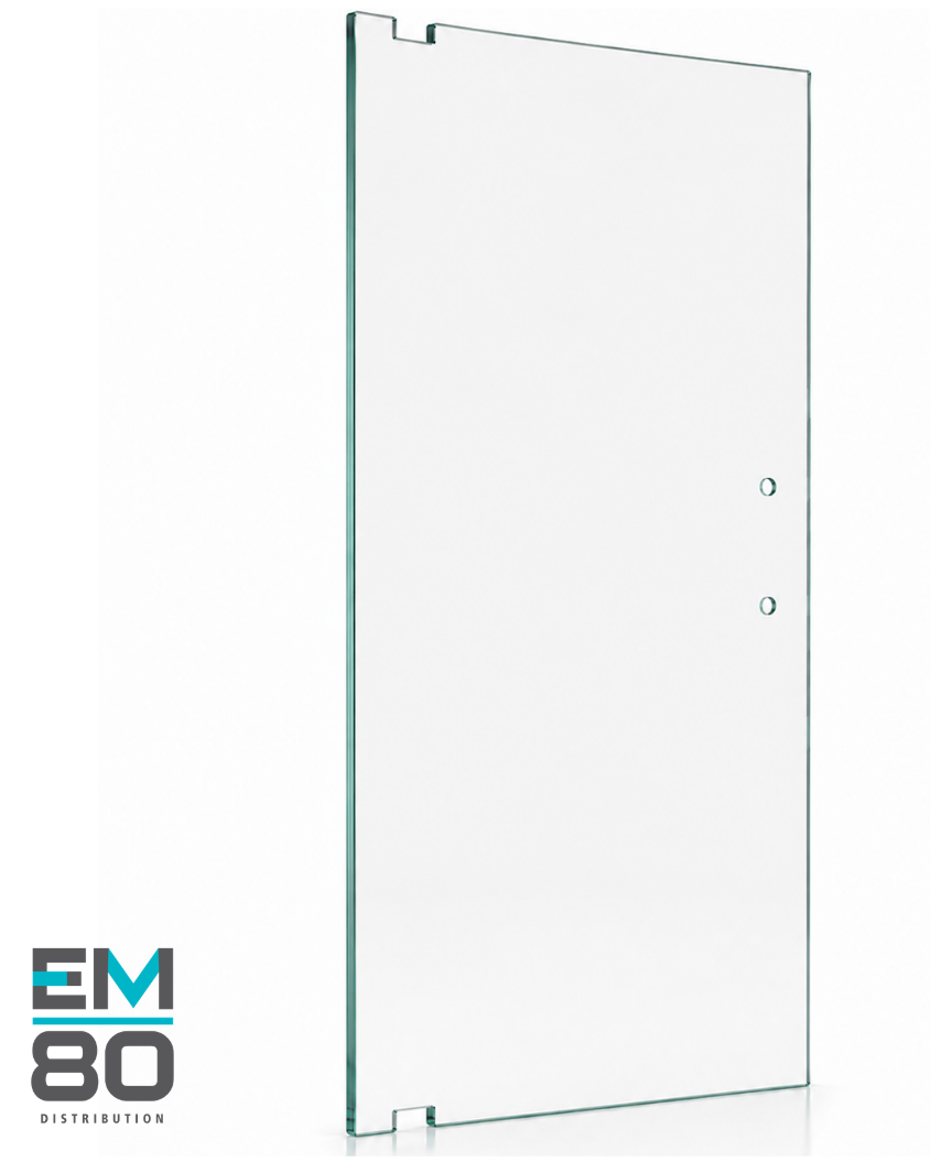 Porte de douche clair 2 trous 10mm