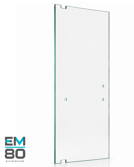 Porte de douche clair 3 trous 10mm