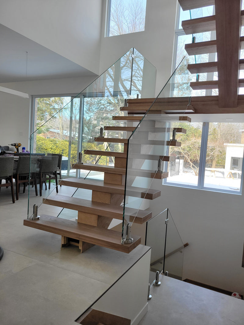 Rampe de verre sur la Rive-Sud de Montréal