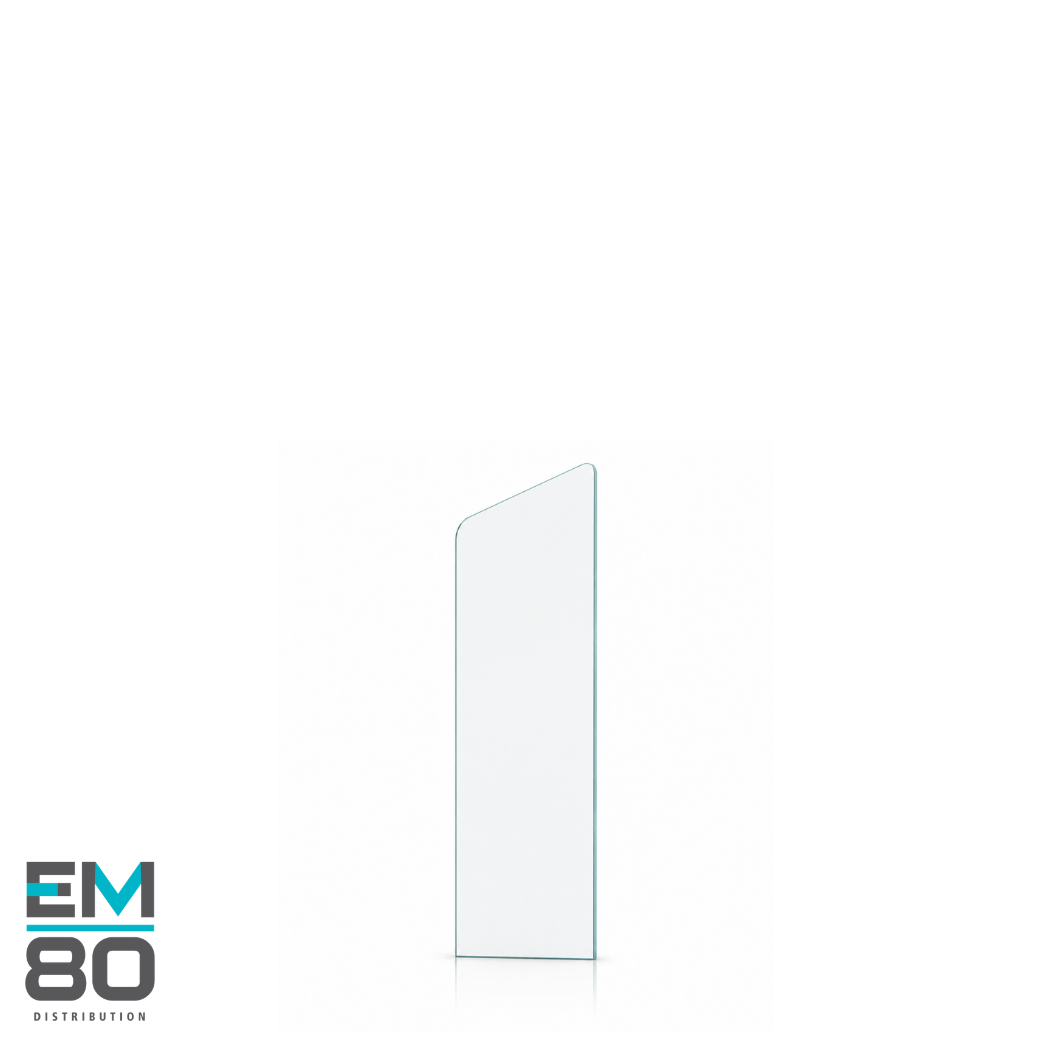 Panneau de verre pour marche d'escalier 34"