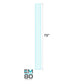 Verre de douche 10mm