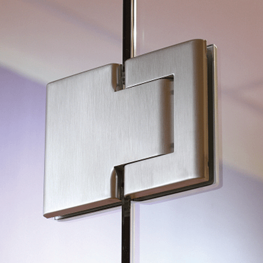 Paire de penture hydraulique pour porte de verre trempé à fermeture automatique