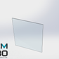Panneau de verre 34" x 22"