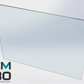 Panneau de verre 46" x 54"