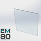 Panneau de verre 34" x 24"