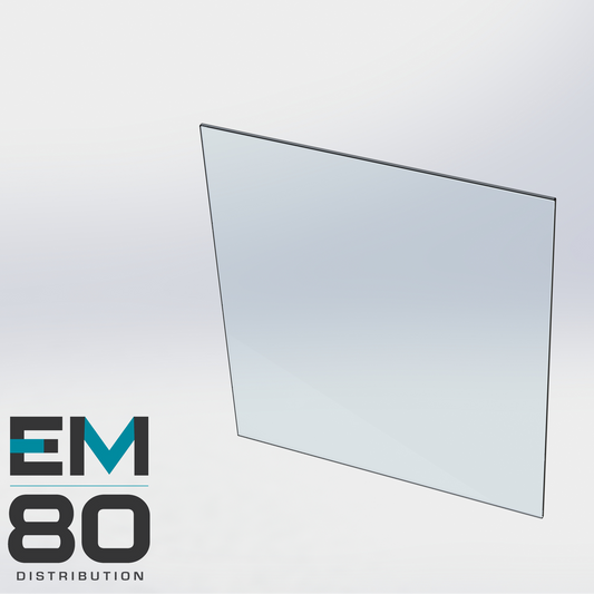 Panneau de verre 34" x 24"