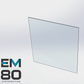 Panneau de verre 34" x 28"