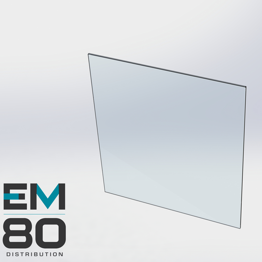 Panneau de verre 34" x 28"