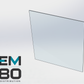 Panneau de verre 34" x 22"