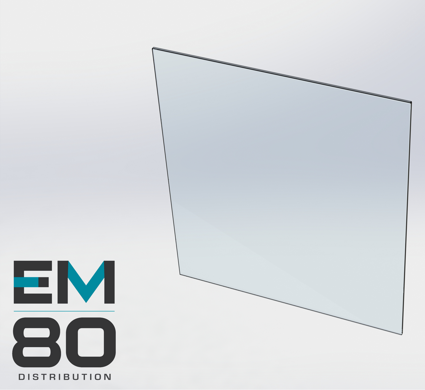 Panneau de verre 34" x 22"