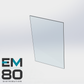Panneau de verre 34" x 16"